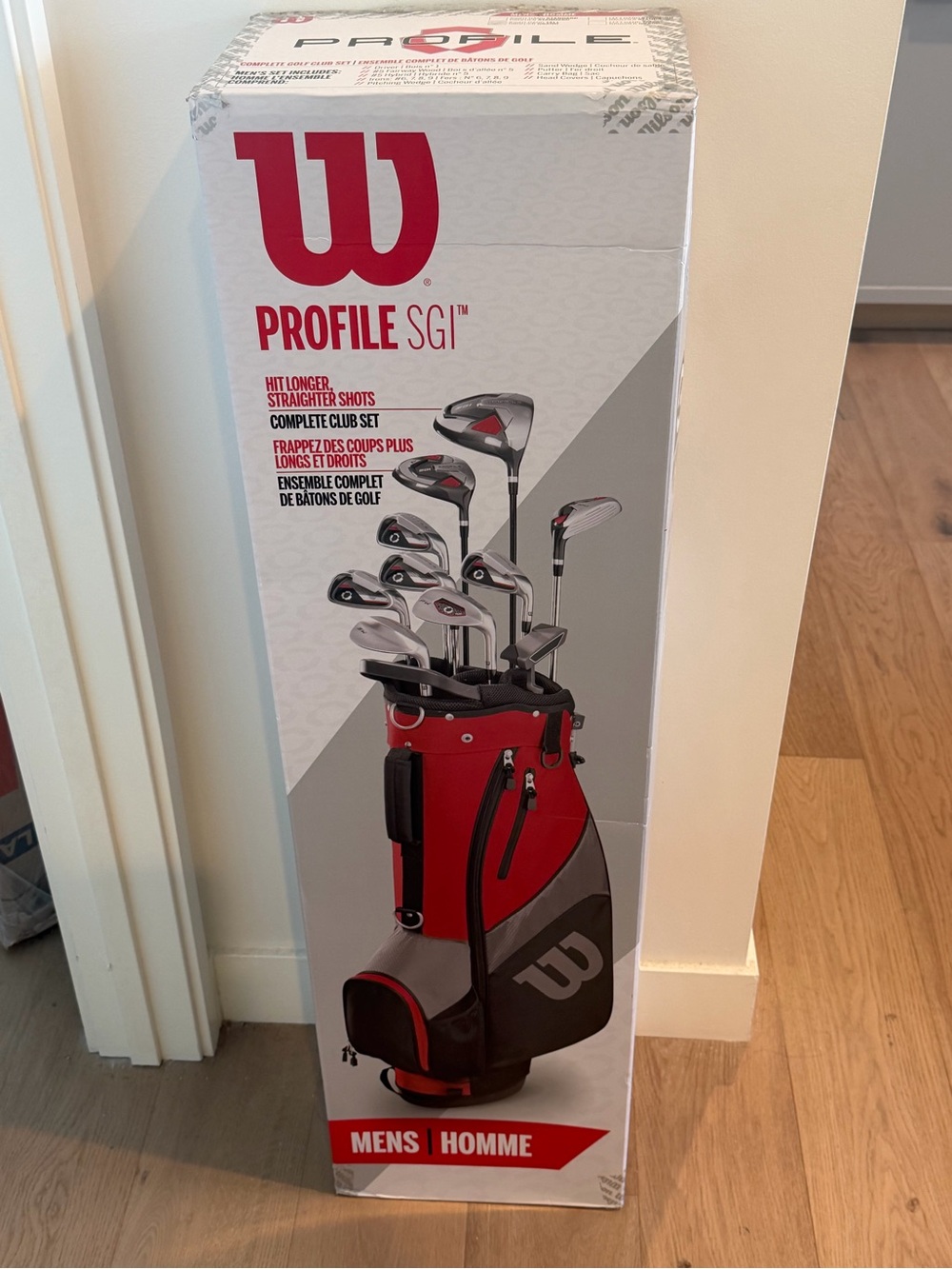 Wilson Profile SGI Men’s Golf Club Complete Set - Red & Gray